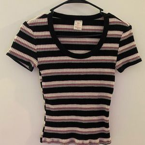Fitted Striped Top